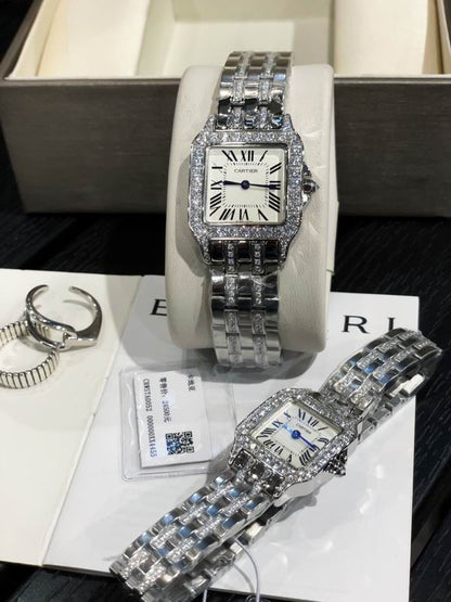 Luxury Square Diamond Watch