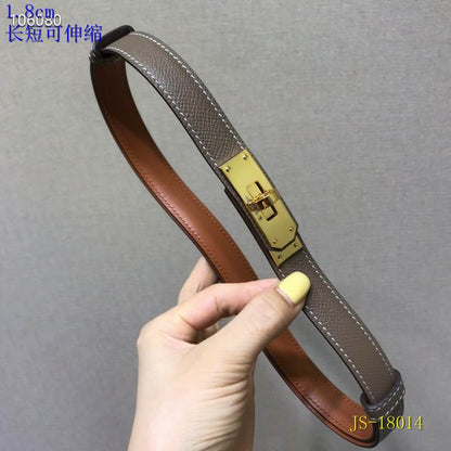 Adjustable Leather Belt 18MM